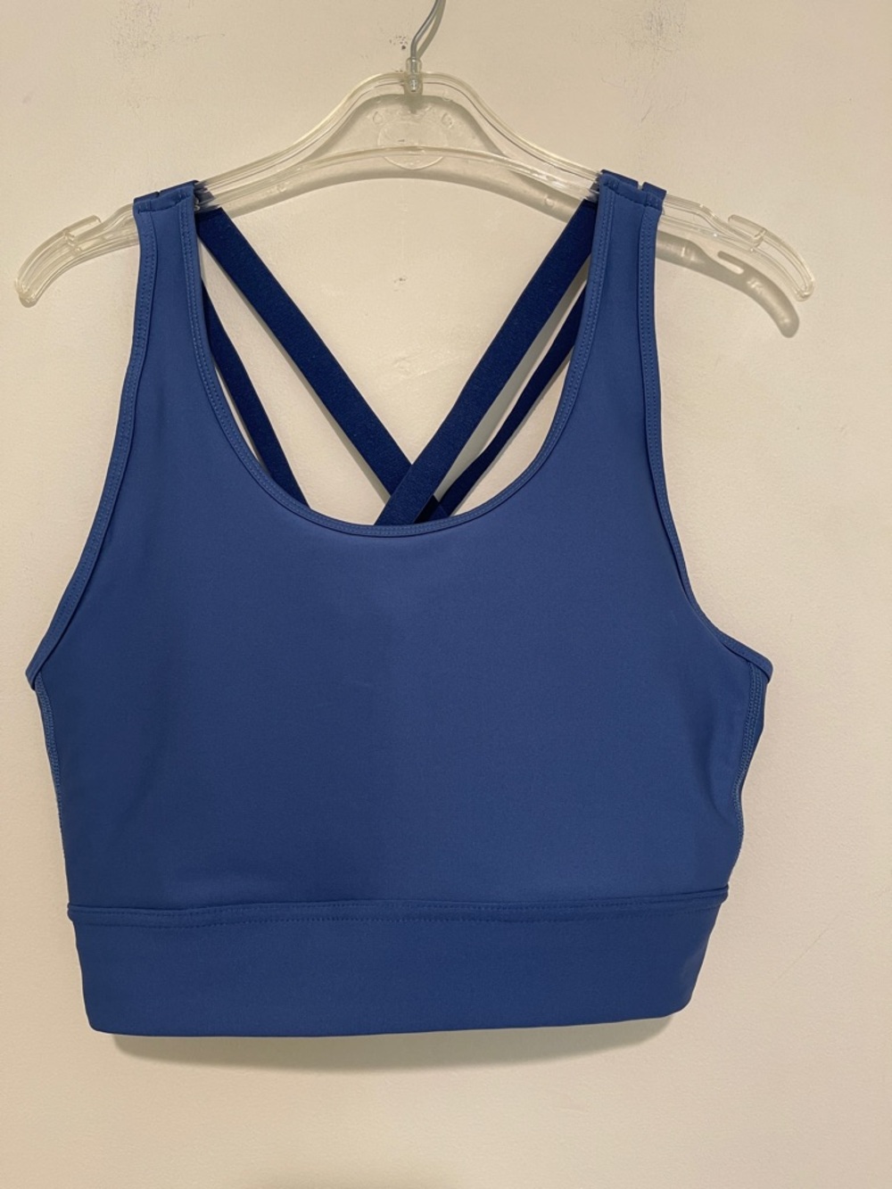 DSG Blue Crisscross-Back Sports Bra